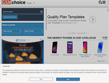 Tablet Screenshot of gsmchoice.com